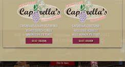 Desktop Screenshot of caporellas.net